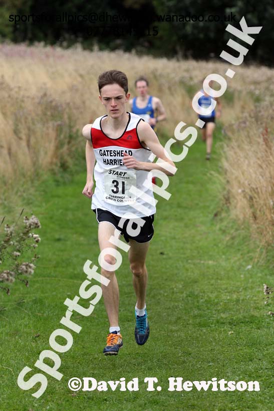 Senior mens relay Sunderland Harriers Open Cross Country. Photo: David T. Hewitson/Sports for All Pics